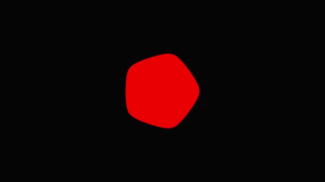 Abstract Red Irregular Shape on Black Background Keywords: abstract, red, shape, irregular, blob, organic, form, design, graphic, element, background, dark, simple, minimal, solid, color, contrast
