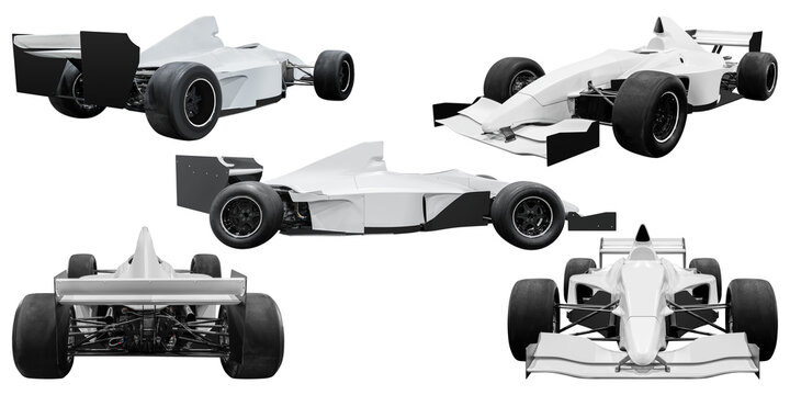 Collection set open wheel car