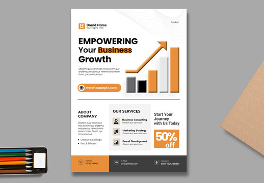 Business Growth Flyer Design Template
