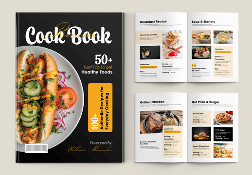Cook Book Template Layout