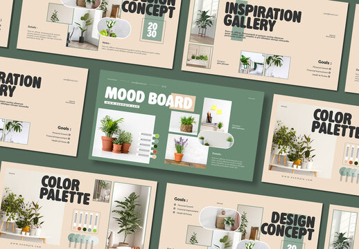Brand Mood Board Design Template