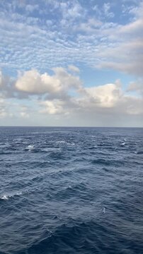Vertical phone footage of extreme upwellings and tidal disturbances on the ocean