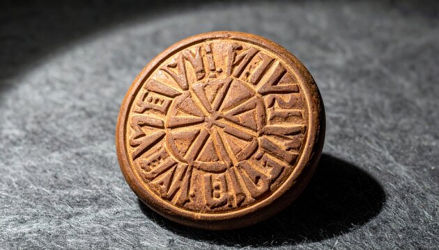 Close-up of a small, perfectly preserved clay tablet showcasing unique Ugaritic alphabetic cuneiform inscription
