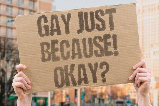 "Gay Just Because! Okay?" research confirms people do not need to justify their sexual orientation to anyone. GAY. REAL. HUMAN. VALID. PRIVATE.