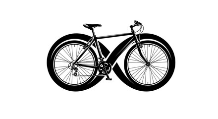 Fototapeta premium Bicycle Infinite Loop Symbol