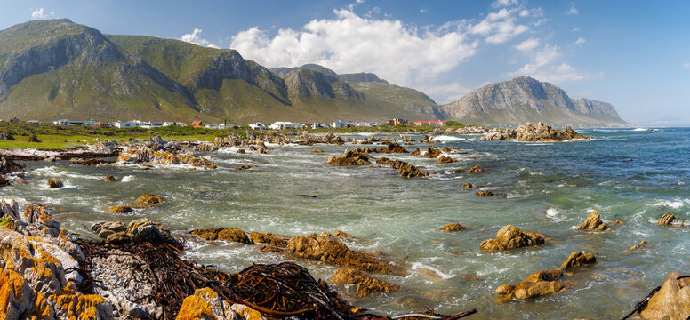 Scenic ocean coast in South Africa