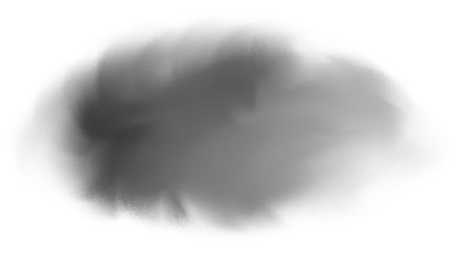 黒いモヤモヤ　PNG、イラスト透過素材