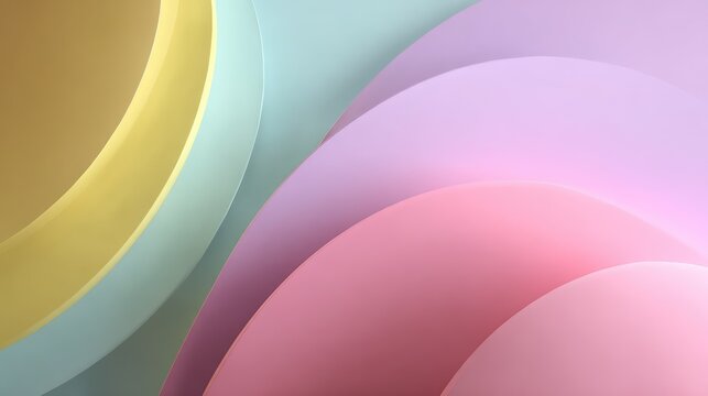 Abstract layers of soft pastel colors forming a serene composition ideal for modern designs, websites, or artistic projects emphasizing simplicity and elegance.