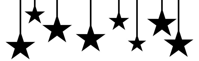 Obraz premium Star icon set simple sparkle rating and favorite symbols vector collection.