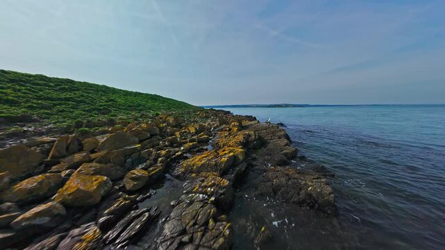 Epic FPV Coastal Run Over Wild Irish Island and Ocean