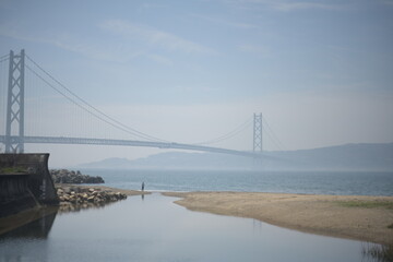 Fototapeta premium japan bridge akashi
