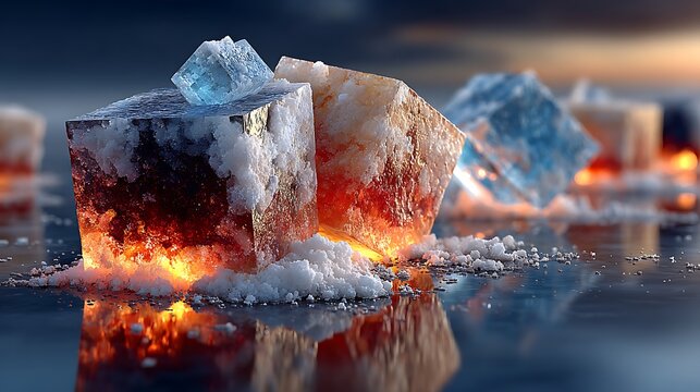 Rock salt crystal macro texture for culinary backgrounds images