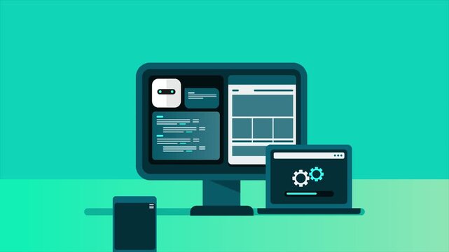 AI code assistant programmatically translate user prompt and generates software codes, automate progress tracking and web application deployment on multi devices.