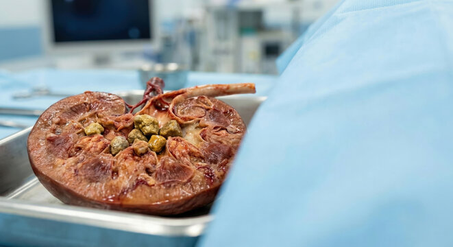 Kidney stones surgery anatomy specimen pathology medical