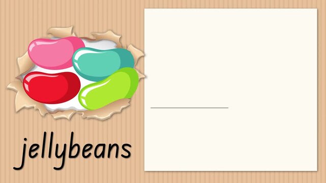 Educational Alphabet Animation for Letter J with Jellybeans and Writing Practice