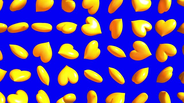 Abstract 3D Heart Shapes Grid on Blue Screen

3D abstract animation featuring a grid of heart shapes on a blue screen for chroma keying.