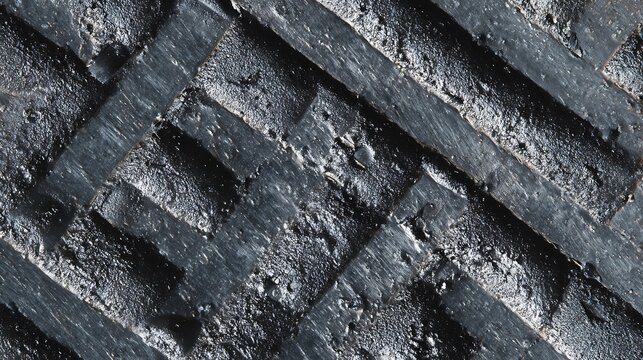 Abstract dark textured surface with diagonal relief patterns.