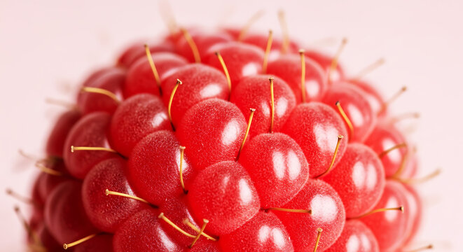 Macro Raspberry Texture Detail Red Berry Background