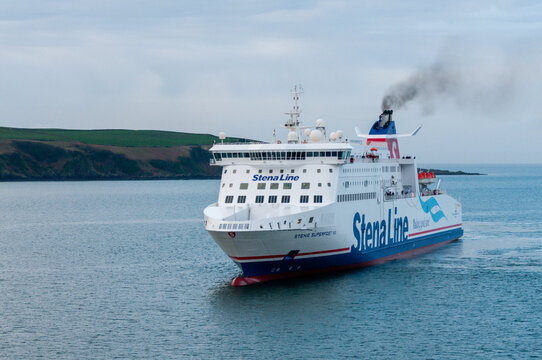 BELFAST/CAIRNRYAN, 21/11/2011 - Stena Line's Superfast VIII in Lough Ryan, Scotland, on it's first crossing from Belfast to Cairnryan
