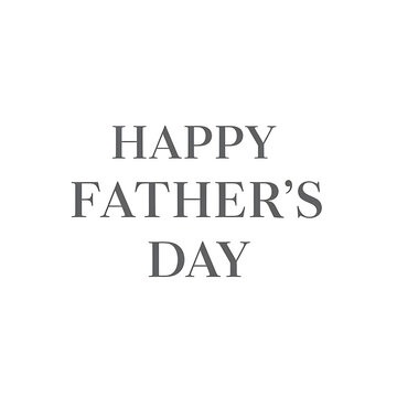 Serif font Happy Fathers Day design representing tradition wisdom and lifelong guidance from father