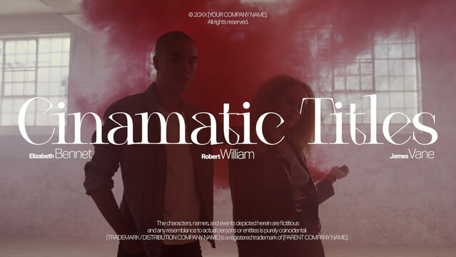 Bold Cinematic Titles