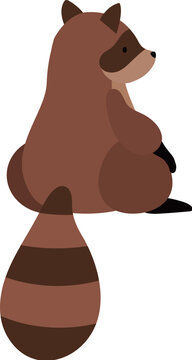 raccon dog cartoon style