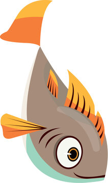 sweetfish cartoon style