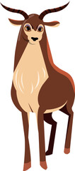 antelope cartoon style © HstrongART
