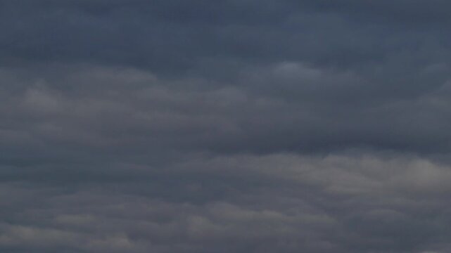 timelapse gray frowning moving sky
