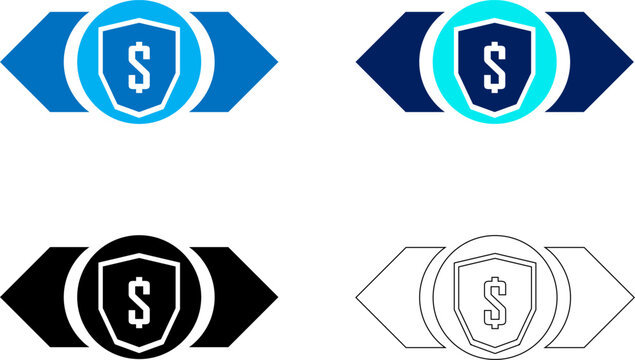 Modern Secure Fund Transfer Icon