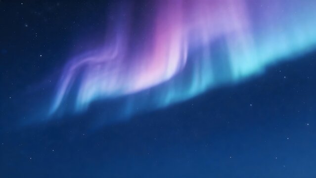 Aurora borealis in night sky