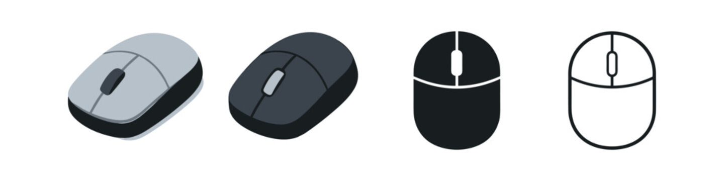 Computer Mouse Icons Collection