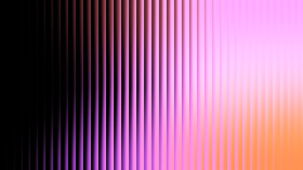 Obraz premium Vertical ribbed abstract visual featuring hot pink, warm orange, and bright violet and smooth sleek gradients, for a digital corporate screen and branding.