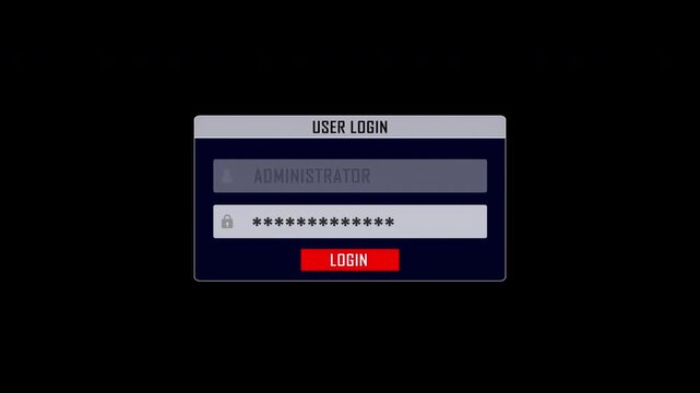 SPYWARE HACKING Glitch Text Animation on Alpha Channel, Loop
