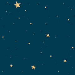 Fototapeta premium starry seamless background