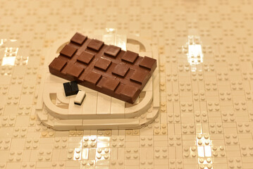 Obraz premium Lego chocolate bar