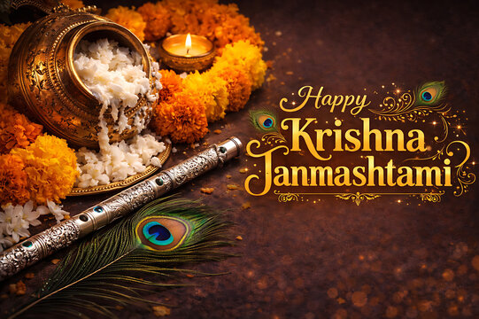 Shri Krishna Janmashtami Dahi Handi Gokulashtami Krishnashtami Krushna Jayanti Ashtami Rohini Kanhaiya Janmotsav Nandotsav Celebration Divine Festive Devotion Joy Culture Tradition India