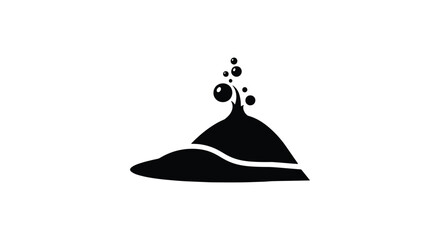 Fototapeta premium Water Spring Line art vector clean shape abstract