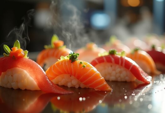 Exquisite Omakase Sushi Counter Experience at Iconic Tokyo-Style Restaurant Setting