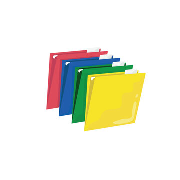Paper binder document storage logo design