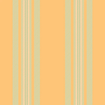 Tagazine background textile vector, 1970s texture fabric vertical. Chinese new year pattern lines stripe seamless in light and orange colors.