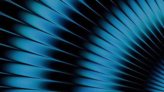 Glossy Blue Light Streaks Background Abstract Seamless Loop Motion. 4K