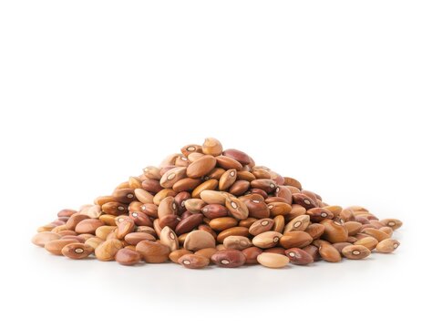 Fresh Horse gram isolated on white background