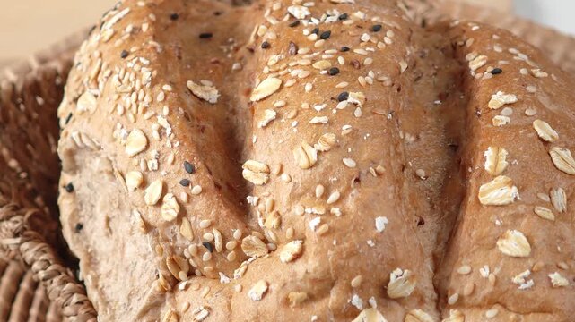 Video of whole wheat bread	