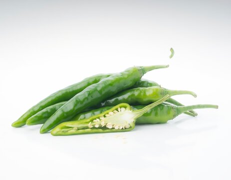 Fresh Siling haba isolated on white background