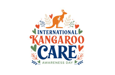International Kangaroo Care Awareness Day Vector Illustration, Wildlife Protection Concept Design © tanvir