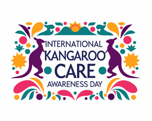 INTERNATIONAL KANGAROO CARE AWARENESS DAY vector illustration isolated on white background © tanvir