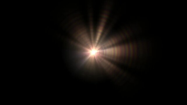 A beautiful iridescent flash that fills the entire screen, with concentric waves of color.