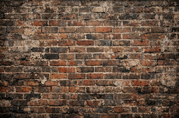 Fototapeta premium Grunge brick wall texture and background.