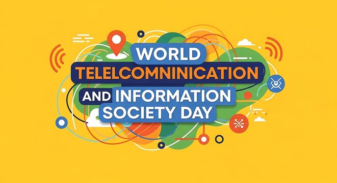 World telecommunication and information society day celebration graphic